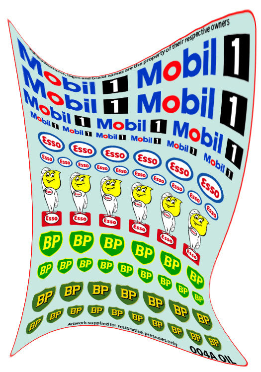 Waterslide Decals, Restoration A