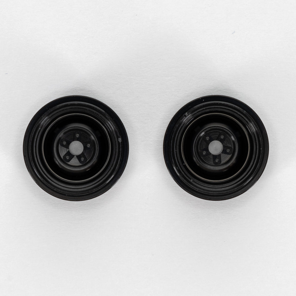CBD0461 CB Design 1:32 Classic Steel 15.8 x 8.5mm Wheels, BLACK