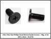 SCC Ultra Thin Flat Head M2 x 4mm Motor/Guide Retaining Screw, Black