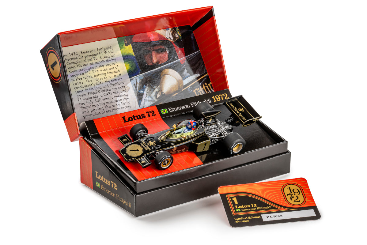 Policar PCW03 Lotus 72 JPS No. 1 - Emerson Fittipaldi - LIMITED EDITIO