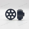 Staffs 193 Aluminum 6-Spoke 15.8 x 8.5mm Wheels, Black