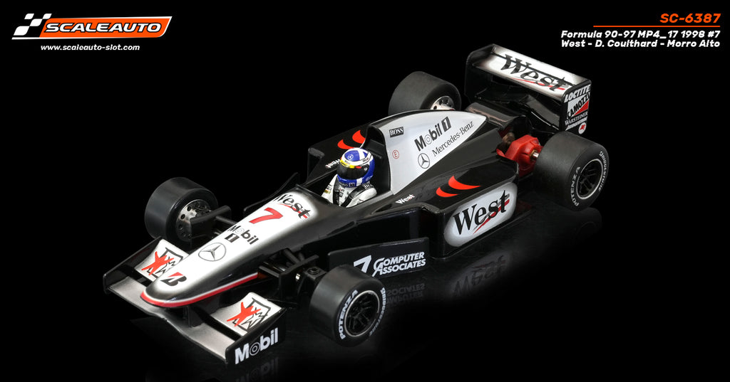 Scaleauto SC-6387 Formula 90-97 West No. 7, D. Coulthard