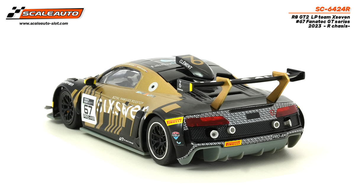 Scaleauto SC-6424R Audi R8 GT2 Team Xseven No. 67