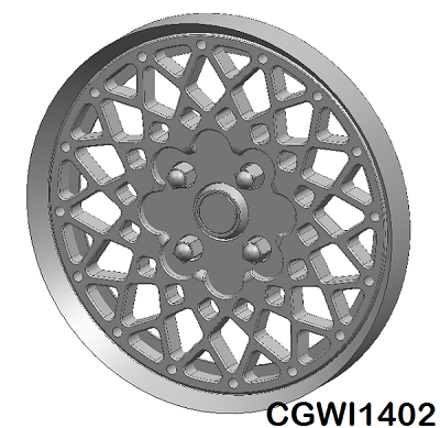 CGWI1402 CG Slotcars BBS E50 Wheel Inserts, 14mm