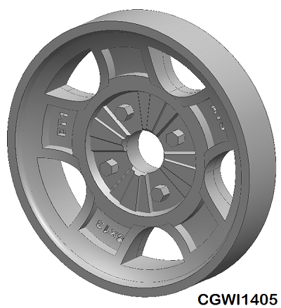 CGWI1405 CG Slotcars ATS ET1 Wheel Inserts, 14mm
