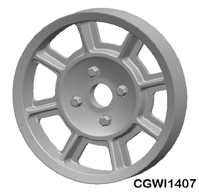 CGWI1407 CG Slotcars Campagnolo Wheel Inserts, 14mm