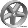 CGWI1506 CG Slotcars RSR 5-Spoke (Porsche) Wheel Inserts, 15mm