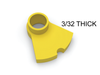 CGGA06 Scalextric Guide Post Repair / Adapter - 3/32''