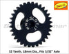 Slot.It GS1832 18mm Ergal Sidewinder Gear, 32T