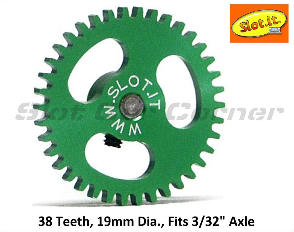 Slot.It GS1938 19mm Ergal Sidewinder Gear, 38T