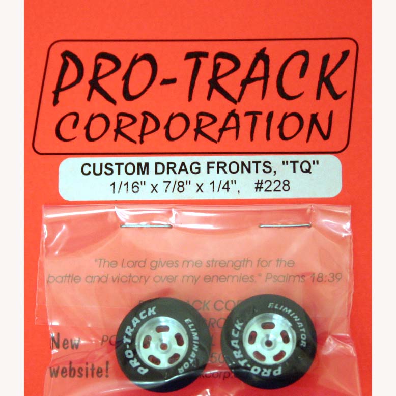 Pro-Track 228 ALUMINUM 1/16 x 7/8 x .250 Drag TQ Fronts