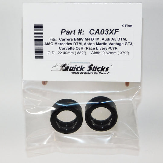 CA03XF Quick Slicks Silicone Tires, X-Firm