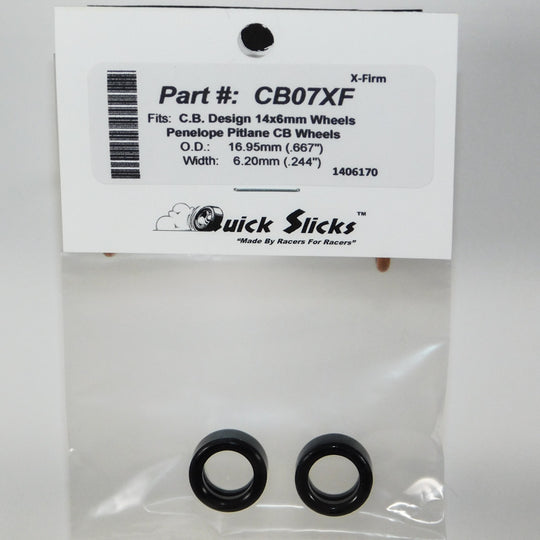 CB07XF Quick Slicks Silicone Tires, X-Firm