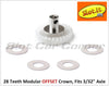 Slot.It GM28o OFFSET Modular Racing Crown Gear, 28-Teeth