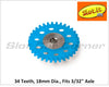 Slot.It GS1834-LPL Lightweight Plastic 18mm Sidewinder Spur Gear, 34 Tooth