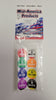 MID 100 Mid-America Raceway Lane Stickers, 10 Sheets