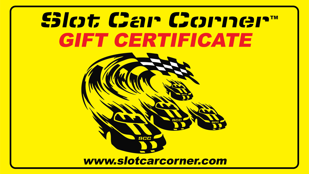 Slot Car Corner Gift Certificate