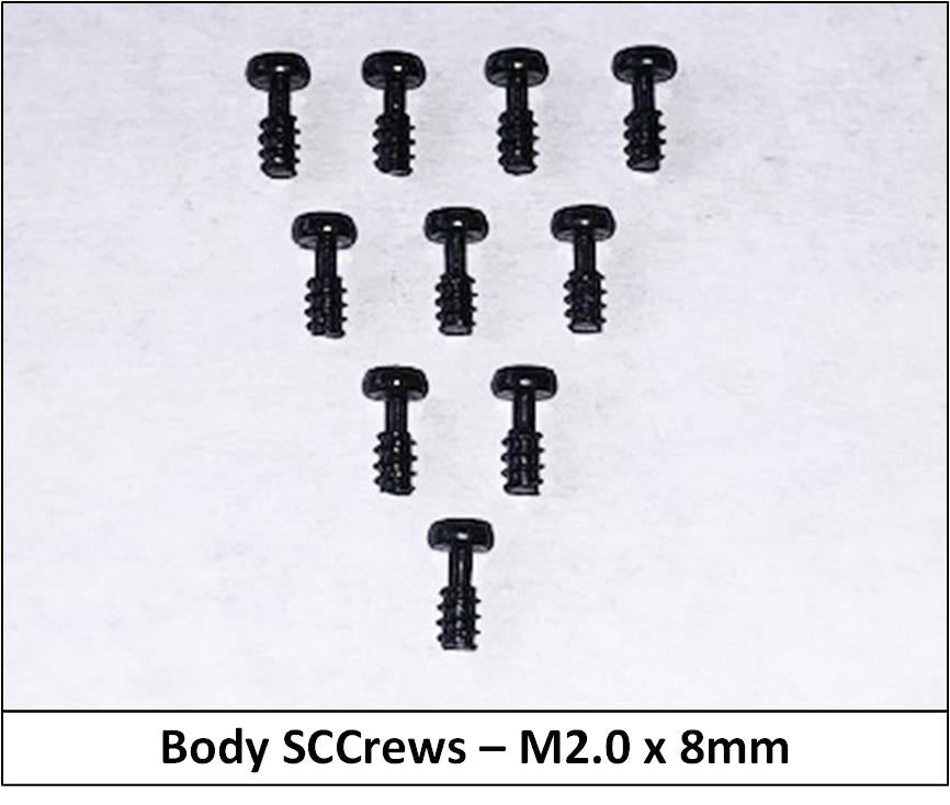 SCC Body Float SCCrews, M2.0 x 8mm