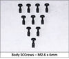 SCC Body Float SCCrews, M2.6 x 6mm