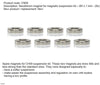 Slot.It CN08 Neodimium Magnets for Magnetic Suspension Kit 4.0 x 1.0mm