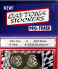 Pro-Track N328 ALUMINUM 1/8 x .880 x .800 Natural Rubber Rear Tires