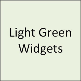 Light Green Widgets