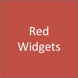 Red Widgets