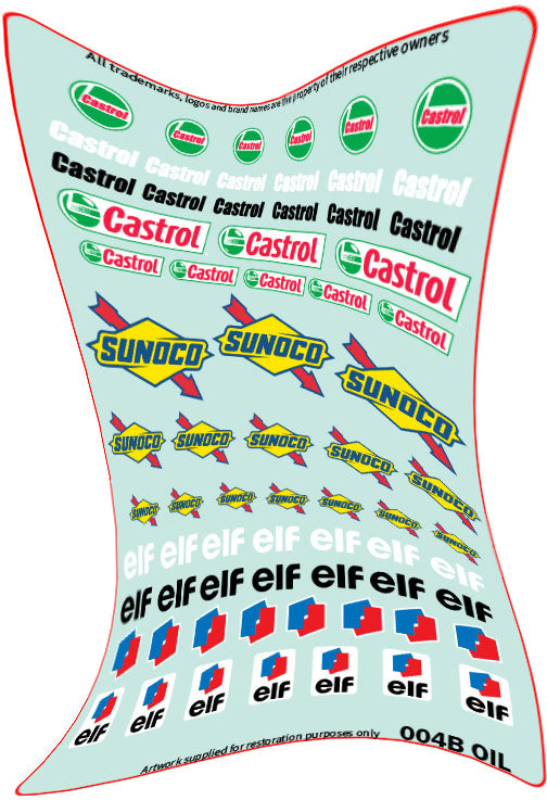 Waterslide Decals, Restoration B