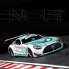 NSR 0360AW Mercedes AMG GT3 EVO Petronas No. 60, Silver