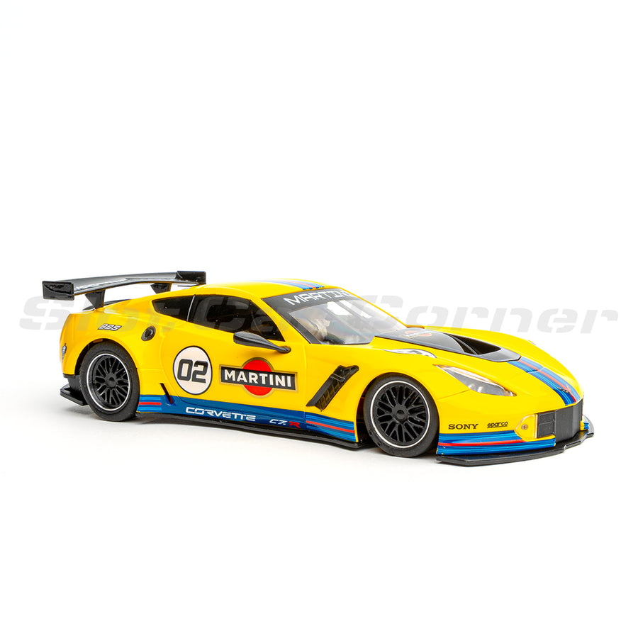 NSR Corvette C7R Martini No. 2, Yellow, slot car photograph 1 of 3