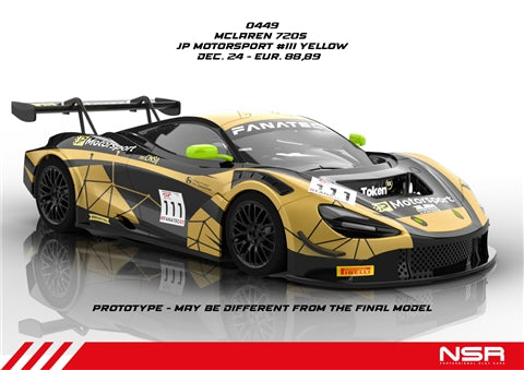 NSR 0449AW McLaren 720S GT3 No. 111 (PREORDER)