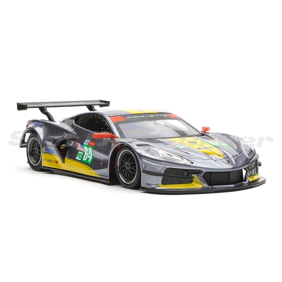 NSR 0518AW Corvette C8R No. 64, GTE Pro Le Mans 2021 slot car, front three-quarter view