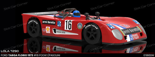 NSR 0566SW Lola T290 No. 16, Targa Florio '73 (PRE-ORDER)