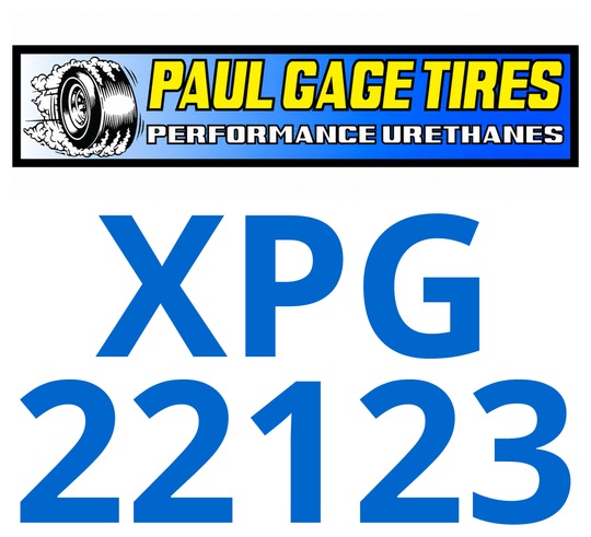 XPG-22123 Paul Gage Urethane Tires, Soft