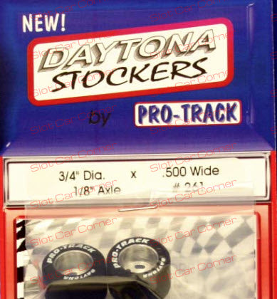 Pro-Track 261 Aluminum 1/8 x .750 x .500 Front Tires