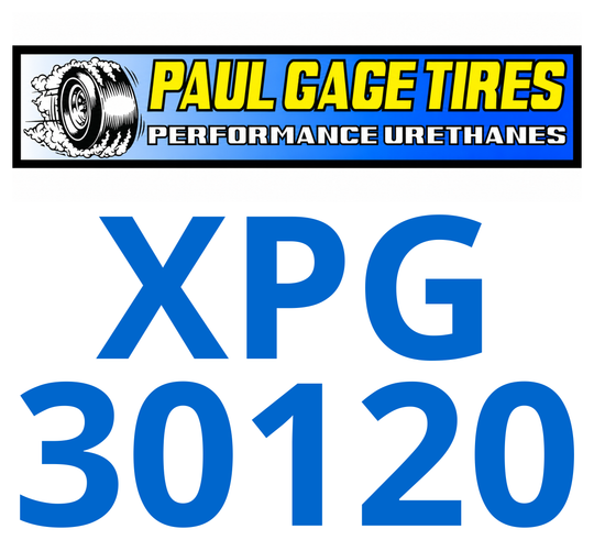 XPG-30120 Paul Gage Urethane Tires, No Center Rib, Soft