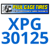 XPG-30125 Paul Gage 1/24 H&R 30 x 12mm Narrow Tires, Center Rib