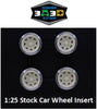 3A3D 3DP 1:25 Wheel Inserts, Stock Car