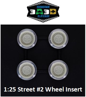 3A3D 3DP 1:25 Wheel Inserts, Street #2