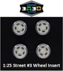 3A3D 3DP 1:25 Wheel Inserts, Street #3