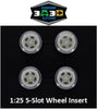 3A3D 3DP 1:25 Wheel Inserts, 5-Slot