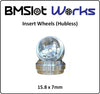 BMSlot Works BMS1000 Insert 15.8 x 7mm Aluminum Wheels