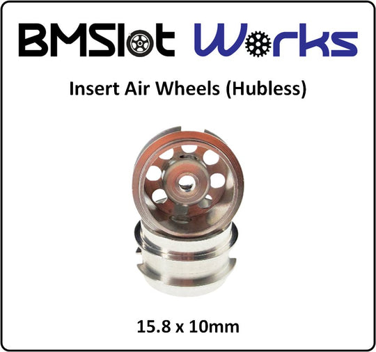 BMSlot Works BMS1100-AIR 15.8 x 10mm Insert AIR Aluminum Wheels