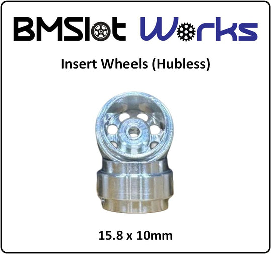 BMSlot Works BMS1100 Insert 15.8 x 10mm Aluminum Wheels