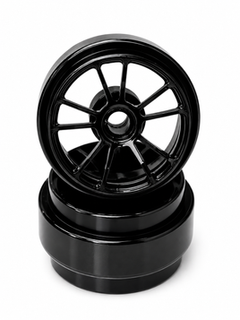 BMSlot Works 4120 BLACK Hyper Wheels 17.3 x 10mm Aluminum Wheels