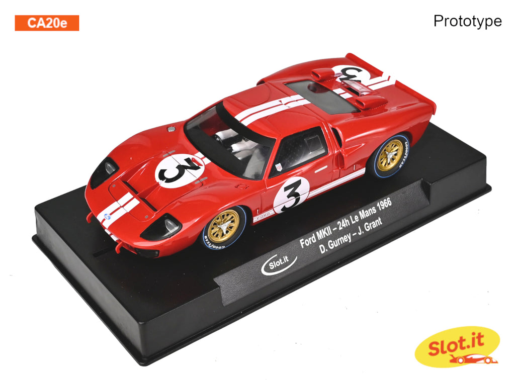 Slot.It CA20e Ford GT40 MKII No. 3, 24h Le Mans 1966 (Pre-order)
