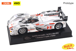 Slot.It CA38b 4WD Audi R18 e-tron Quattro No. 2, Le Mans 2012 (Preorder)