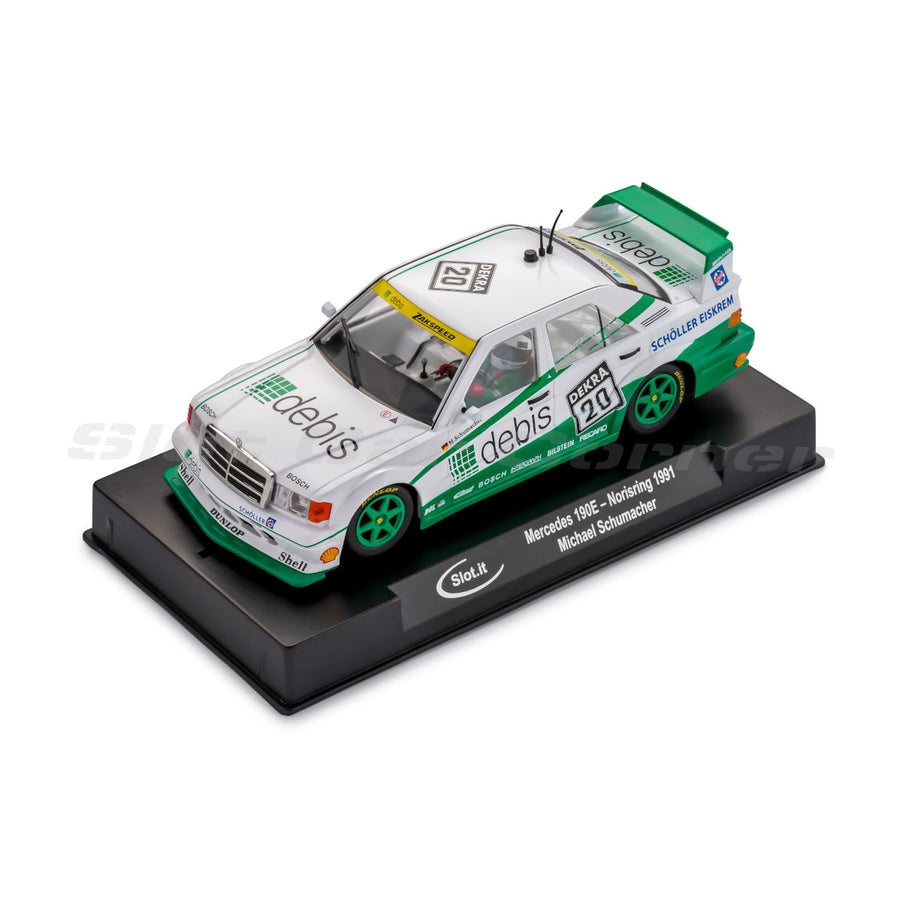 Slot.It CA44e Mercedes 190e DTM debis No. 20 - Michael Schumacher