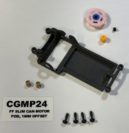 CG Slotcars CGMP24 Slim Can (FF-050) Sidewinder Motor Mount