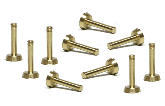 Slot.It CH125 Brass Screw M2.2 x 9mm, Large Head